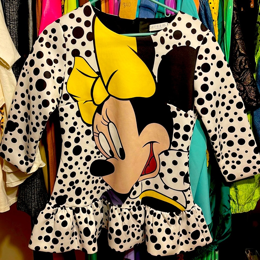 Minnie Mouse Polka Dot Top